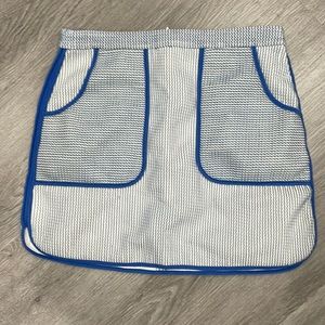 Sheer sucker mini skirt